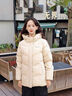 波司登（BOSIDENG）25新款冬季羽絨服女短款連帽加厚90絨百搭保暖外套B250245128 暖沙米7A53 S 160/88A 體重約100-110斤 曬單實(shí)拍圖