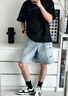 倉(cāng)石一樹 KAZUKI KURAISHI倉(cāng)石一樹輕奢高級(jí)感運(yùn)動(dòng)鞋子男鞋2025新款時(shí)尚百搭休閑牛仔板鞋男 黑牛仔 42 曬單實(shí)拍圖
