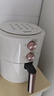 美的（Midea）空氣炸鍋全自動(dòng)實(shí)用大容量家用空氣炸鍋上下雙熱源烤紅薯免翻面電炸鍋烤箱早餐機多功能炸薯條 【雙旋鈕控溫調時(shí)KZE5004】 5L 曬單實(shí)拍圖