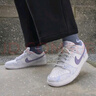 耐克NIKE板鞋女子休閑鞋 DUNK 運動(dòng)鞋DM9467-500白紫38.5 曬單實(shí)拍圖