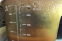 炊大皇玻璃杯量杯1000ML 耐高溫帶刻度杯家用烘焙測量工具計量杯 米黃 曬單實拍圖