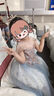 思妙星高定花童婚禮小女孩女童生日晚禮服主持人兒童公主裙鋼琴演出服夏 藍(lán)色長款 160 曬單實(shí)拍圖