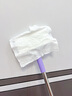 JCZS德國洗臉巾拖把家用一拖凈干濕兩用2025新款懶人夾布小拖把免手洗 高品質(zhì)象牙白-加長(cháng)3節桿 【小拖把】+1塊布 曬單實(shí)拍圖