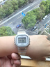 卡西歐（CASIO）手表女孩粉色藍色小方塊學生表運動防水兒童表數顯LA-20WH 電子表 LA-20WHS-7A 女款 【附加貼膜】 曬單實拍圖