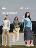 蕉下（beneunder）打底衫女修身半拉鏈搖粒絨彈力保暖秋冬PM002 曬單實(shí)拍圖