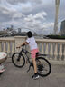 喜德盛山地自行車(chē)黑客500 X6鋁合金車(chē)架27.5大輪徑 油壓碟剎24速變速 深灰/白15.5(身高155-170 曬單實(shí)拍圖