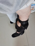 凡依樂(lè )負重綁腿鋼板跑步訓練男女腿部沙包透氣隱形可調節1-12公斤 12公斤綁腿（兩只總重）黑邊鋼板 曬單實(shí)拍圖