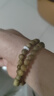 柚霓靈隱寺靜心綠檀木手串女正品本命年轉(zhuǎn)運(yùn)珠手鏈男佛珠手鏈女送老婆 綠檀木手串J421【白粉禮盒】 曬單實(shí)拍圖