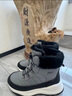 雪中飛（SNOWFLYING）雪地靴男款冬季加絨加厚保暖東北棉鞋戶(hù)外防滑防水黑色靴子情侶款冰川灰【旗艦款】45 【建議拍大一碼 現貨現發(fā)】 曬單實(shí)拍圖