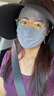 蕉下（beneunder）臉基尼女全臉?lè)罆襻t(yī)美面罩防紫外線口罩高顏值騎行面罩護(hù)臉深黛灰 曬單實(shí)拍圖
