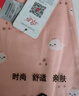 浪莎兒童秋褲女童女孩純棉秋冬保暖褲中大童寶寶親膚透氣高彈打底睡褲 炫粉（左邊） 160 建議身高150-160cm 曬單實拍圖