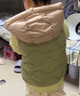 巴拉巴拉童裝寶寶羽絨服保暖嬰兒外套兒童冬季兩件套萌趣男童女童 軍綠40610 100 外套充絨量34g+馬甲充絨量21g 曬單實拍圖