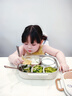 葆氏飯盒上班族不銹鋼餐盒學(xué)生便當盒微波爐兒童保溫飯盒大容量5格 曬單實(shí)拍圖