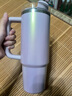 STANLEY巨無(wú)霸吸管杯水杯保溫杯大容量不銹鋼杯子辦公887毫升-夢(mèng)幻紫菀 曬單實(shí)拍圖