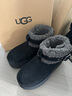 UGG秋季新款女士舒適保暖厚底休閑短筒雪地靴懶人毛毛鞋 1144041 BLK | 黑色 36 曬單實(shí)拍圖