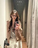 微光里 韓系輕薄上衣女卷邊軟糯外搭女春2025時(shí)髦百搭短款顯瘦針織開(kāi)衫 【燕麥色針織衫】S 曬單實(shí)拍圖
