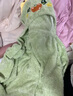 歐孕（OUYUN）嬰兒浴巾珊瑚絨速干兒童斗篷浴袍帶帽 寶寶洗澡浴衣 大象135*65 曬單實(shí)拍圖
