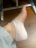 隱形增高鞋墊內增高襪子一體透氣男女體檢面試足弓隱藏式增高神器 白色隱形增高墊【跟高3.5cm】1雙裝 曬單實(shí)拍圖