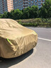 金雨保汽車車衣車罩加厚牛津布防曬防雨隔熱保護(hù)罩遮陽防塵全罩通用四季 香檳金【420D加絨真牛津布】一罩頂十罩 專車專用定制發(fā)貨【下單留言車型+年款】 曬單實(shí)拍圖