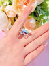 珍尚銀中國黃金授權(quán)情侶對戒銀戒指生日中秋結(jié)婚紀(jì)念禮物送女友老婆S925 曬單實(shí)拍圖
