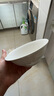 潔雅杰陶瓷餐具湯碗家用米飯碗6英寸純白斗碗面碗10只裝國(guó)家補(bǔ)貼 曬單實(shí)拍圖