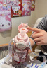 森森貓兒童水杯女孩可愛上學(xué)專用吸管杯帶背帶小學(xué)生幼兒園防摔水壺杯子 卡通吸管粉650毫升+杯刷3d貼 曬單實(shí)拍圖