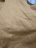 無印良品（MUJI）女式 棉 漢麻 無袖連衣裙女裝裙子夏季 連身裙長裙 BCD91C5S 黃色 L （165/88A） 曬單實(shí)拍圖