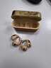 BUTTONS CLIP 耳夾式藍牙耳機 開(kāi)放式骨傳導無(wú)線(xiàn)運動(dòng)耳掛 通話(huà)降噪耳麥 高端耳機 中秋禮物 金棕色 曬單實(shí)拍圖