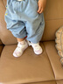 基諾浦（ginoble）步前鞋8-18個(gè)月25年春季男女寶寶經(jīng)典學(xué)步鞋GB2397白色/淡紫 曬單實(shí)拍圖