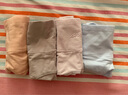 歐迪芬高腰內(nèi)褲女士內(nèi)褲純棉收腹10A抑菌桑蠶絲襠部透氣提臀三角褲4條XL 曬單實拍圖