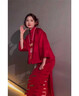 斯睿霖禮服新中式紅色旗袍結(jié)婚新娘2025熱賣回門訂婚中式敬酒出閣 N-822上衣 M 曬單實拍圖