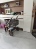 ANGI BABY嬰兒推車可坐可躺嬰兒車輕便折疊新生兒減震高景觀雙向兒童手推車 輕奢儒雅灰【一鍵收車+四輪EVA】 曬單實拍圖