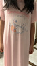 Hello Kitty女童睡裙兒童莫代爾睡衣夏薄女孩裙子寶寶家居服0102粉150cm 曬單實(shí)拍圖