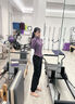 PHIGEER后口袋放手機(jī)跑步運(yùn)動(dòng)套裝女秋冬款拉鏈開衫速干運(yùn)動(dòng)服長袖健身服 黛紫色兩件套（黑褲） M 曬單實(shí)拍圖