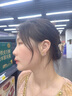 BOMP施家華洛世奇鋯超閃輕奢滿鋯天鵝耳釘女s925銀針百搭時(shí)尚氣質(zhì)耳環(huán) 粉紅色 曬單實(shí)拍圖