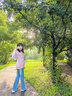 小豬彼特兒童春秋套裝早秋洋氣兩件套大童2025新款秋季牛仔褲女童時髦秋裝 4907米色13038淺藍色【套裝】 120 cm 曬單實拍圖