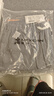 稻草人（MEXICAN）純棉短褲男士運動(dòng)寬松休閑七分褲子男裝 霧霾藍 4XL  曬單實(shí)拍圖