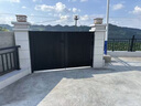 固智邦現(xiàn)代簡(jiǎn)約百葉大門鋁合金庭院門入戶單雙開鐵藝門 鍍鋅鐵（每平方） 曬單實(shí)拍圖