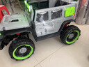 米趣熊兒童電動(dòng)車小孩四輪玩具汽車男女寶寶可坐電動(dòng)遙控四驅(qū)大越野汽車灰四驅(qū)+12v10+軟輪+軟座 曬單實(shí)拍圖