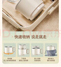 蘇泊爾（SUPOR）便攜式燒水壺電水壺折疊0.8L 旅行出差家用養(yǎng)生沖奶電熱水壺學(xué)生304不銹鋼泡面杯 SW-08J01 曬單實(shí)拍圖