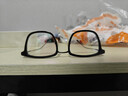 Taro設計師款 日本超輕純鈦商務(wù)方框可配度數成品男近視護目眼鏡框架 全黑色 不配鏡片 曬單實(shí)拍圖
