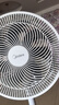 美的（Midea）電風(fēng)扇 家用七葉立式落地扇宿舍臥室輕音節(jié)能搖頭桌面小風(fēng)扇大風(fēng)力空氣循環(huán)風(fēng)扇 SAF30AC  曬單實拍圖