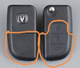 適用于長安悅翔V3V5鑰匙殼CX20CX30汽車遙控器改裝折疊鑰匙外殼 悅翔【三鍵右槽】 替換殼【送電池工具】 曬單實拍圖