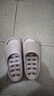 漏水拖鞋男士厚底防滑浴室洗澡防臭夏季鏤空速干室內踩屎感涼拖鞋 【精品】灰色 40-41 曬單實(shí)拍圖