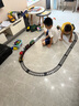 寶樂星兒童玩具3-6歲電動軌道車仿真聲光蒸汽火車模型男孩生日禮物 曬單實(shí)拍圖