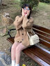 蠻丂慵懶風(fēng)寬松加厚毛衣外套女秋冬2025新款韓版百搭針織開衫外套穿搭 針織慵懶風(fēng)開衫（80-135斤） 曬單實(shí)拍圖