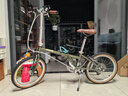 大行（DAHON）20英寸鉻鉬鋼7速男女式學(xué)生復古單車(chē)HAC072 橄欖綠 曬單實(shí)拍圖