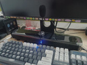 賽達(dá)電腦音響家用臺(tái)式桌面有源長(zhǎng)條式小音箱USB2.0電競(jìng)游戲低音炮喇叭帶麥克風(fēng)一體藍(lán)牙筆記本手機(jī)用 黑色尊享版【麥克風(fēng)+耳機(jī)】 曬單實(shí)拍圖