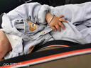 迪士尼（Disney）男童春秋套裝痞帥氣男孩衣服1一2-3歲寶寶衛衣童裝兒童秋裝三件套 米黃-雙熊兩件套無(wú)內膽 110 (升級款)cm 曬單實(shí)拍圖
