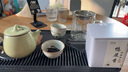 唐豐茶盤家用長方形托盤小型干泡茶臺儲蓄排水式簡易仿烏金石茶盤 曬單實拍圖